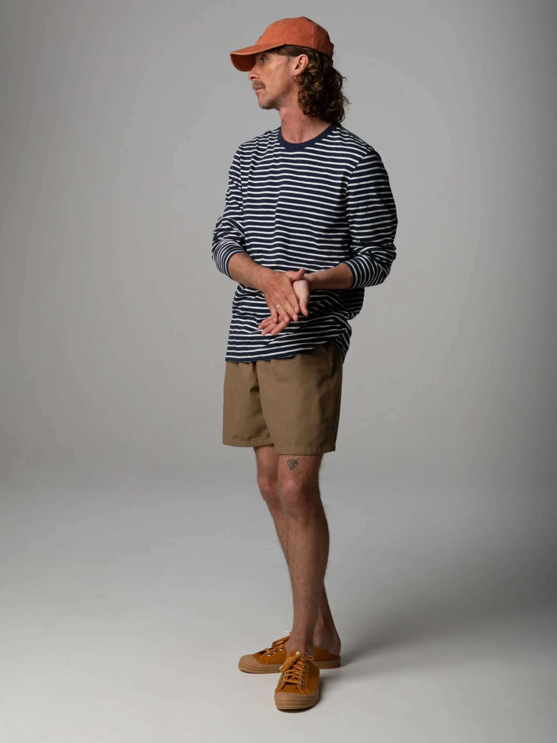 Men's Channel Stripe Long Sleeve T-Shirt