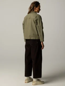 Women's Beau Canvas Zip Up Jacket