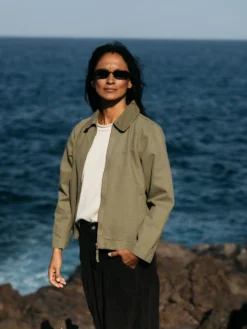 Women's Beau Canvas Zip Up Jacket