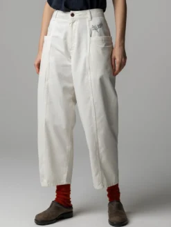 Women's Floral Marine Croft Workwear Barrel Trouser