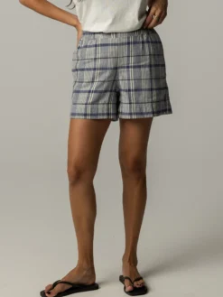 Women's Melza Checked Short